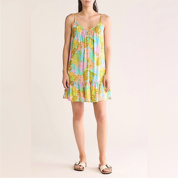 Billabong Sunny Daze Floral Mini Dress - Picture 1 of 2